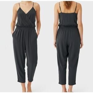 J. Crew Factory Size 8 Gray Sleeveless Jumper 100% Polyester